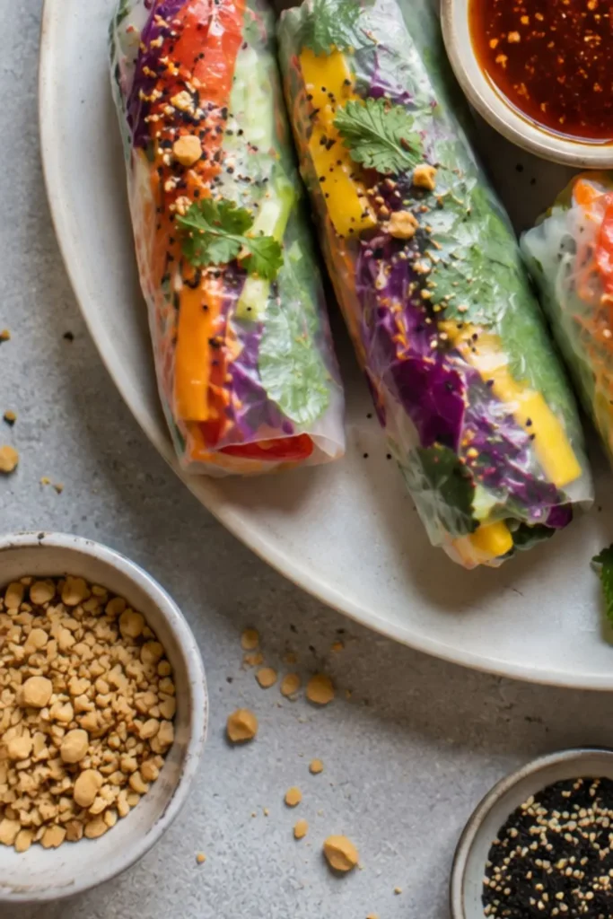 Loaded Veggie Spring Rolls