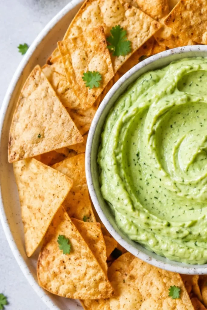 Creamy Avocado Lime Whipped Dip