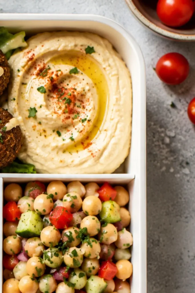 Mediterranean Falafel & Hummus Bento Box