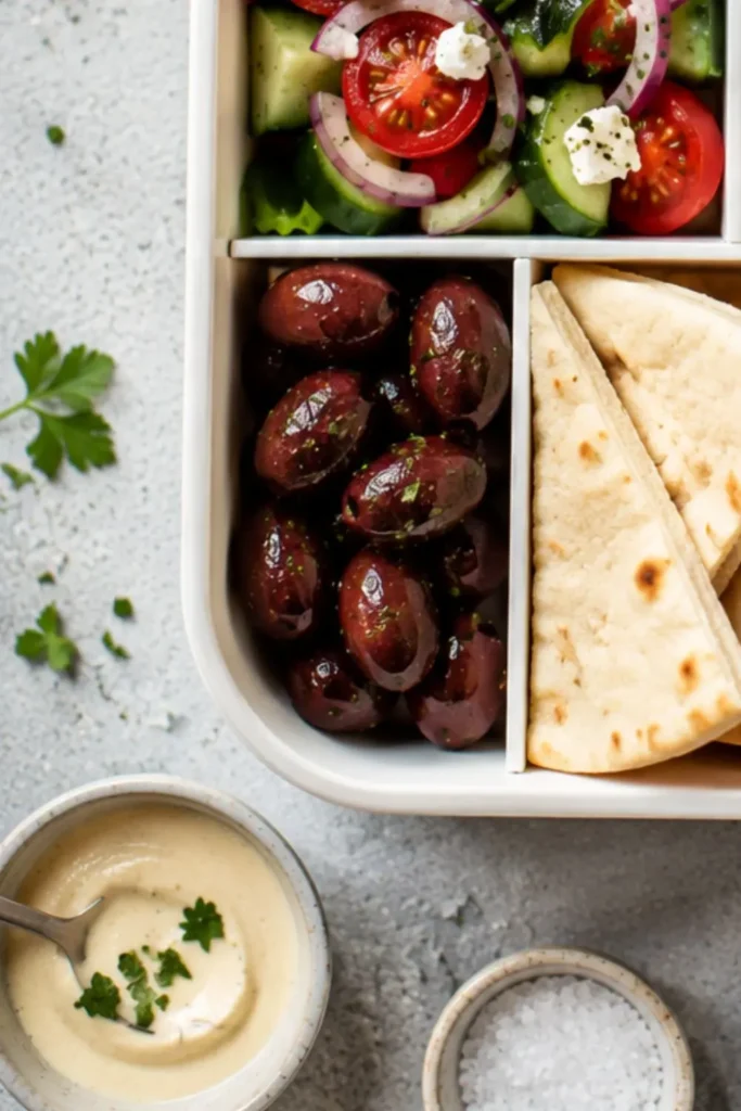 Mediterranean Falafel & Hummus Bento Box