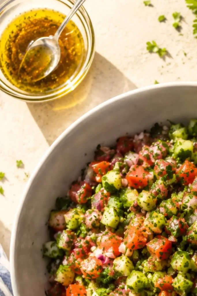 Middle Eastern Shirazi Salad