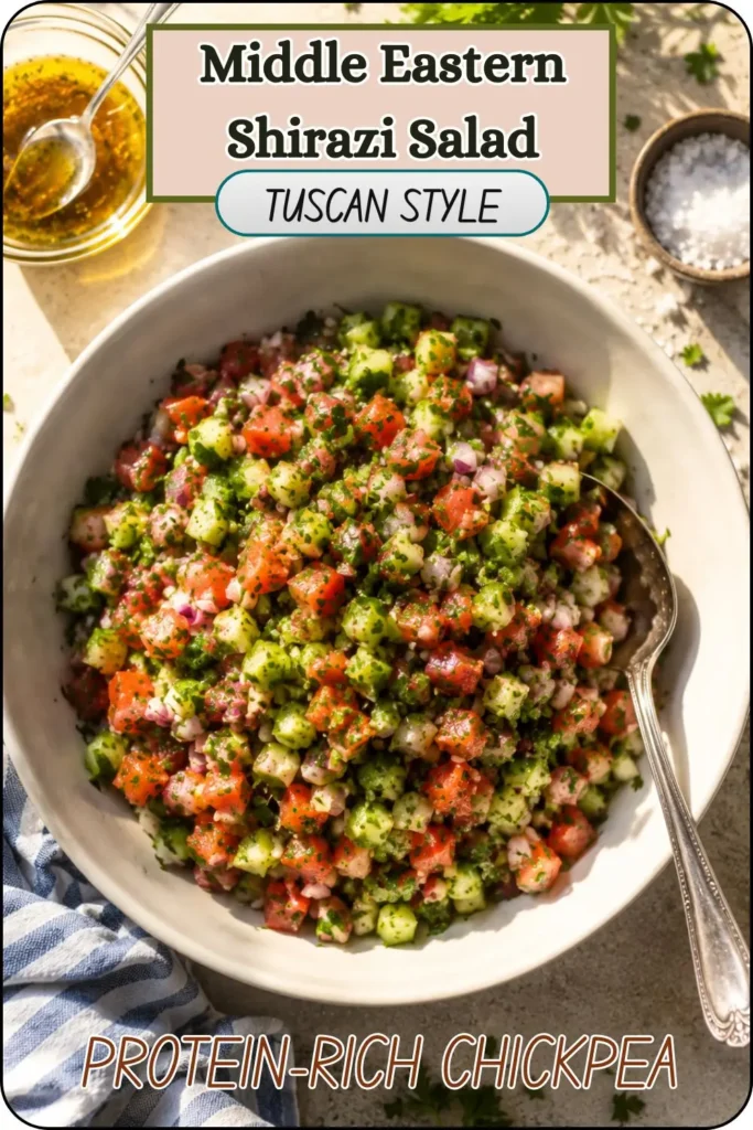 Middle Eastern Shirazi Salad