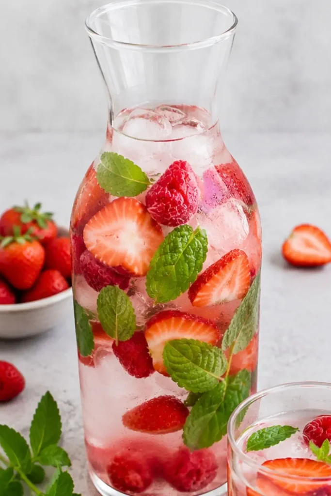 Strawberry Mint Infused Alkaline Hydration Water