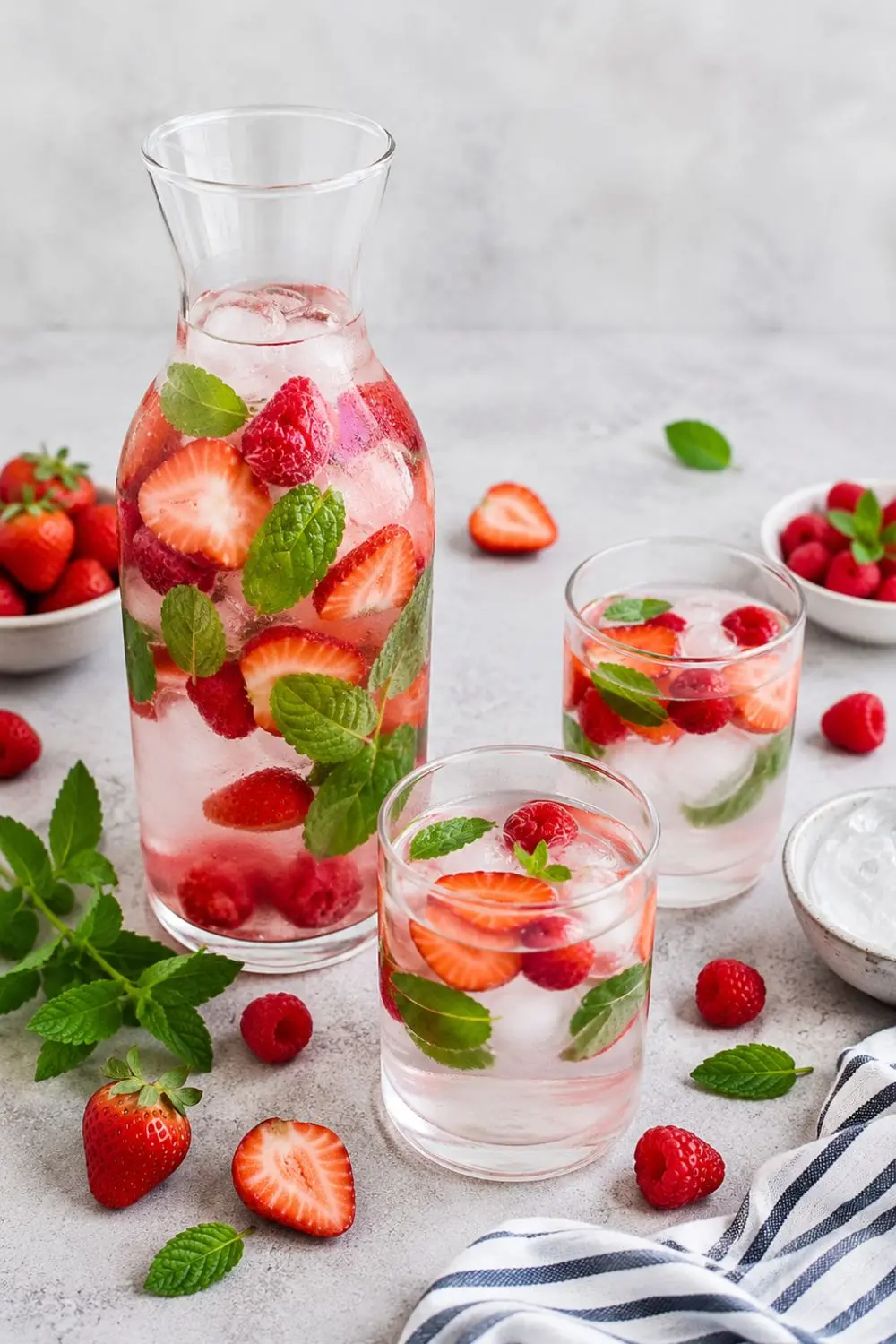 Strawberry Mint Infused Alkaline Hydration Water