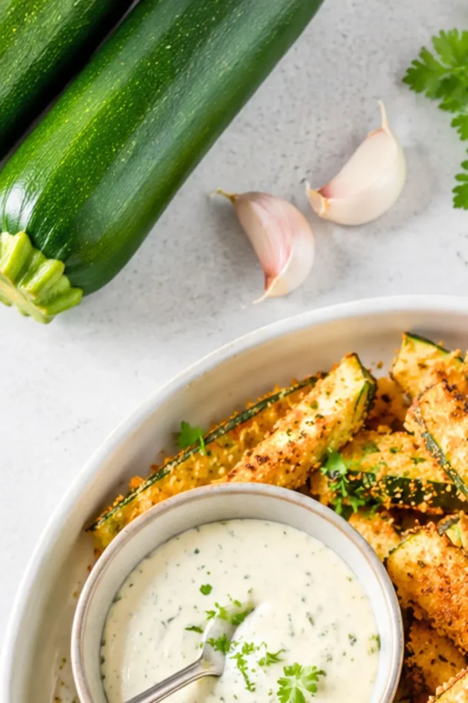 Super Crispy Air Fryer Zucchini Fries