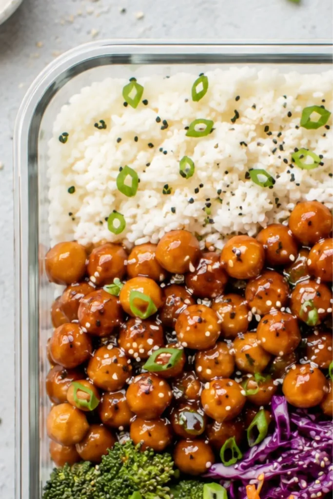 Teriyaki Chickpea & Jasmine Rice Bento Box