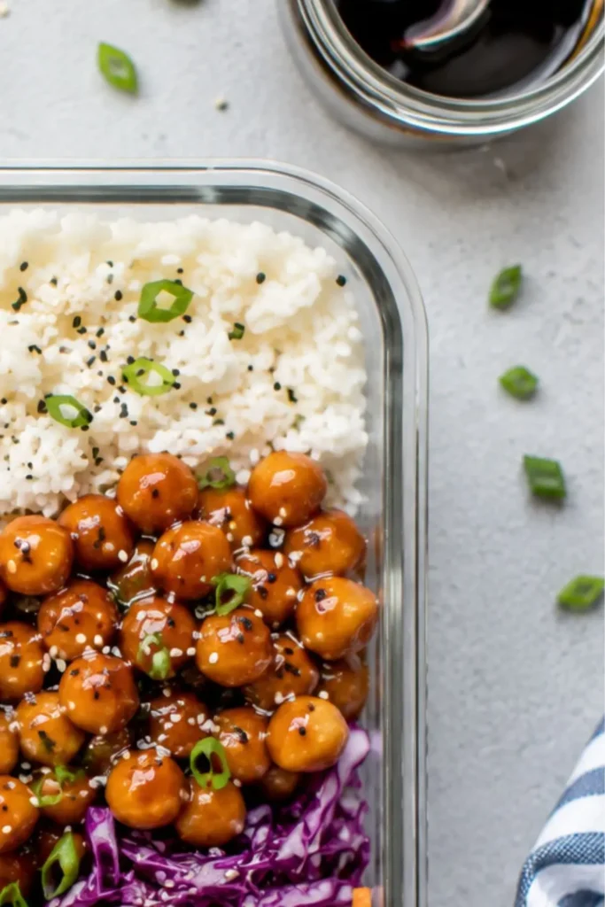 Teriyaki Chickpea & Jasmine Rice Bento Box
