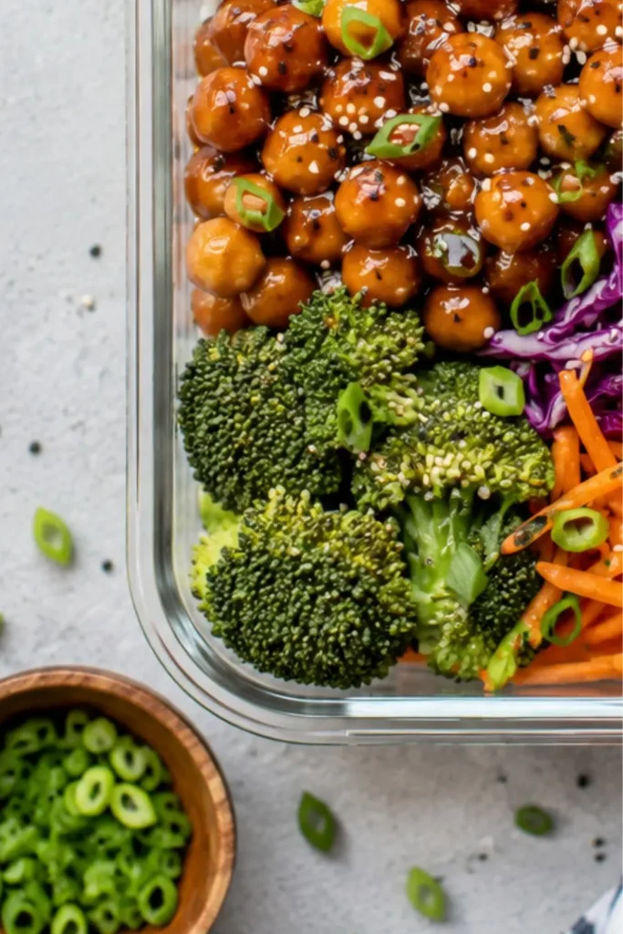 Teriyaki Chickpea & Jasmine Rice Bento Box