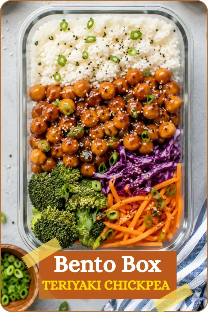 Teriyaki Chickpea & Jasmine Rice Bento Box
