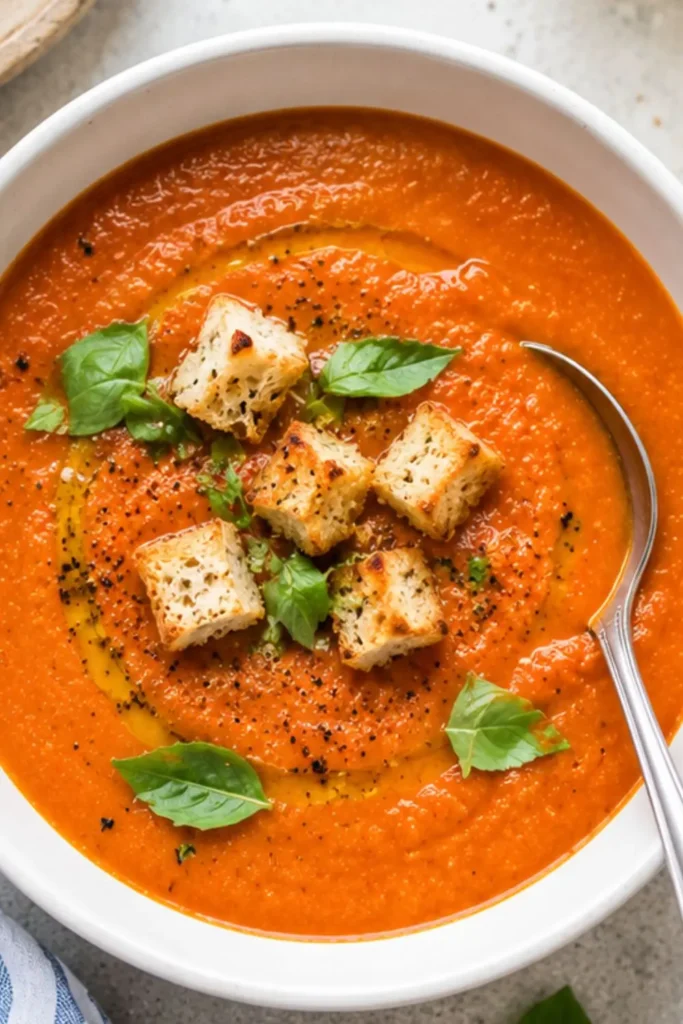 Thick & Creamy Tuscan Tomato Soup