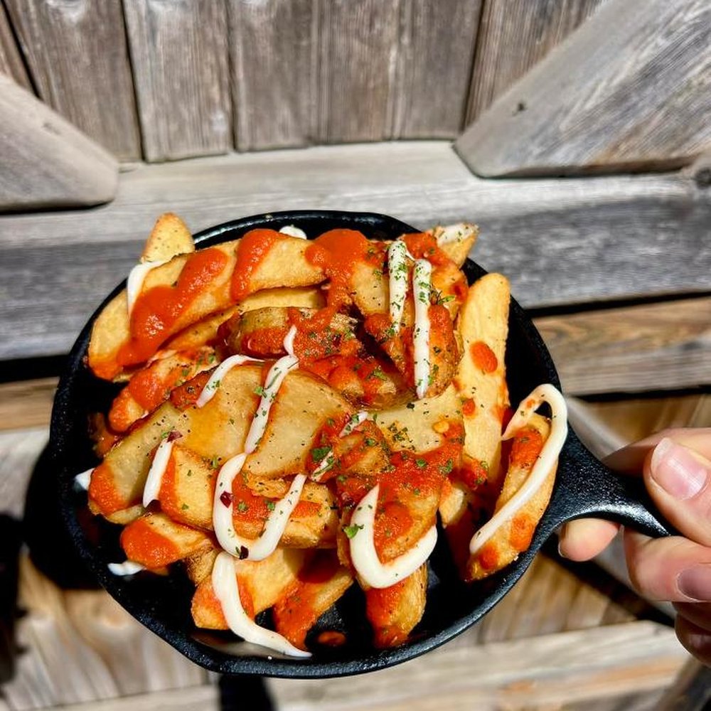 Smoked Vegan Gouda "Coffin" Wedges with Hot Agave Drizzle