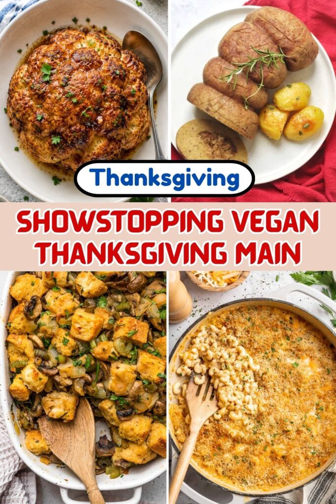 5 Centerpiece Vegan "Turkey" & Savory Side Combinations