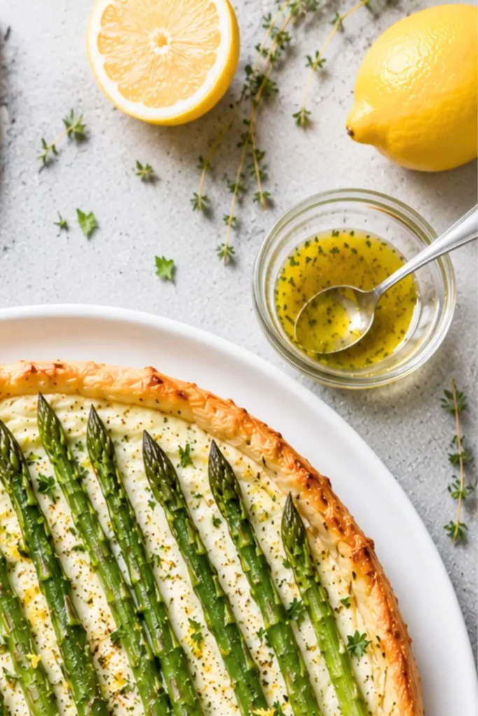 Asparagus & Lemon-Herb Ricotta Tart
