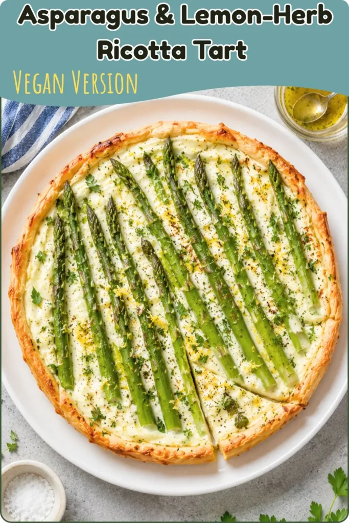 Asparagus & Lemon-Herb Ricotta Tart