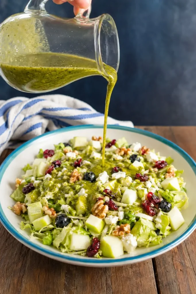 Basil Pesto Vinaigrette Dressings