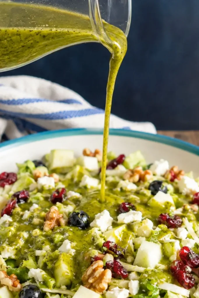 Basil Pesto Vinaigrette Dressings