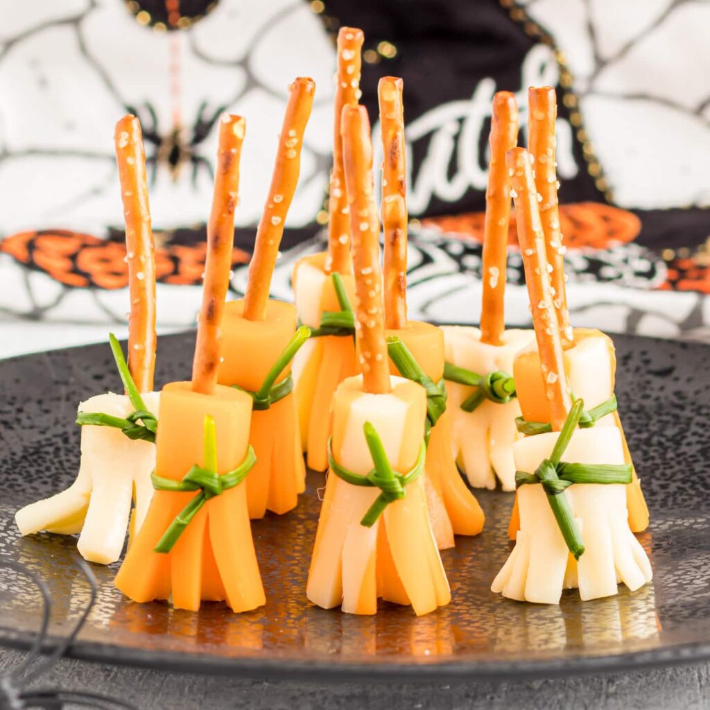 Witches' Broomstick Pretzel Bites