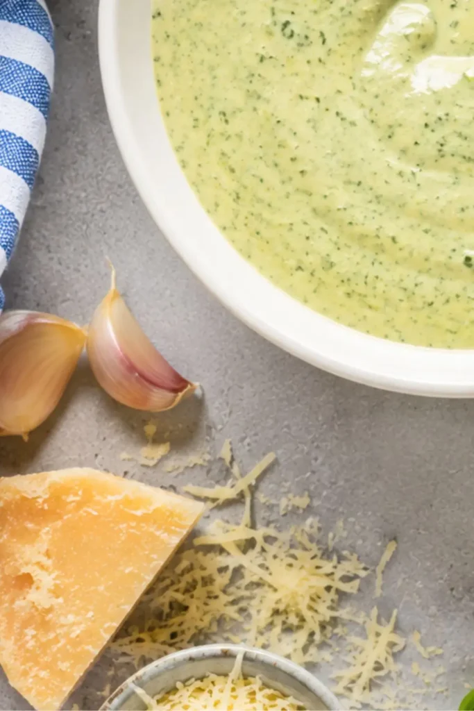 Creamy Basil Parmesan Dressing