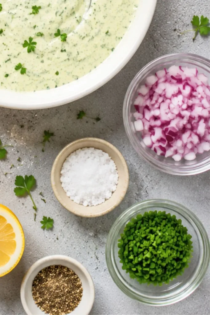 Creamy Basil Ranch Dressing