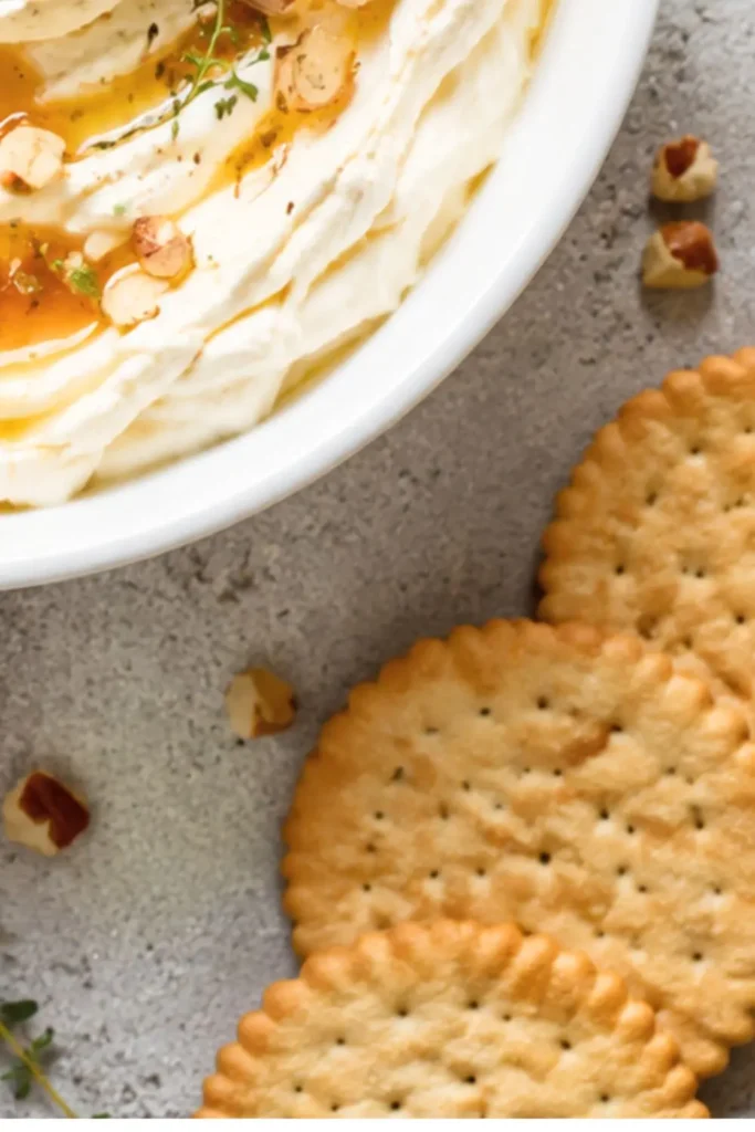 Creamy Whipped Brie Cheese Dip with Hot Honey