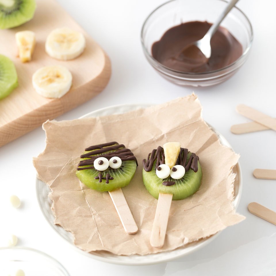 Frankenstein Kiwi Pops
