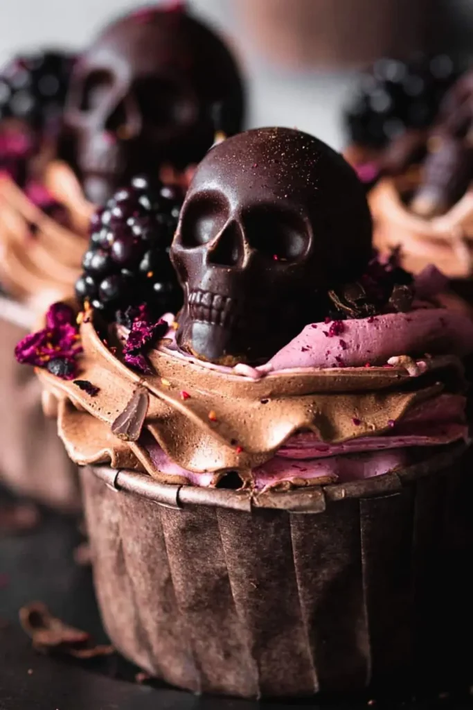 Halloween Chocolate Cupcakes