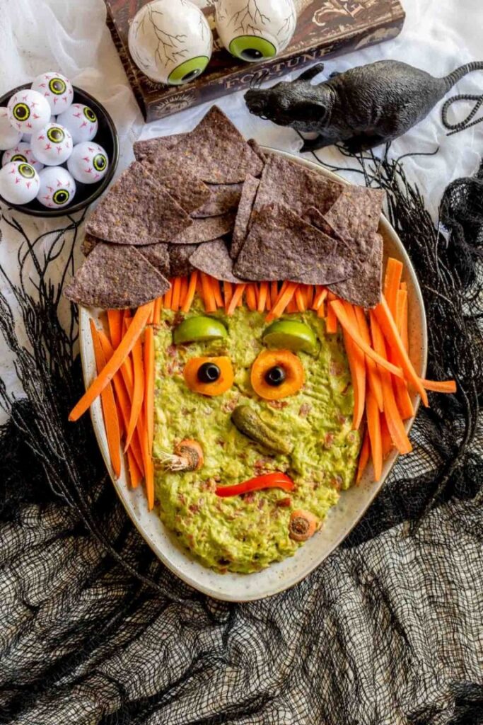 Spooky Guacamole Cauldron