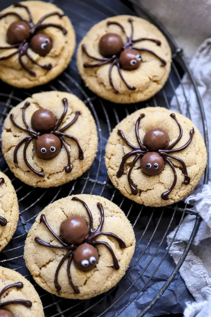 Halloween Spider Cookies