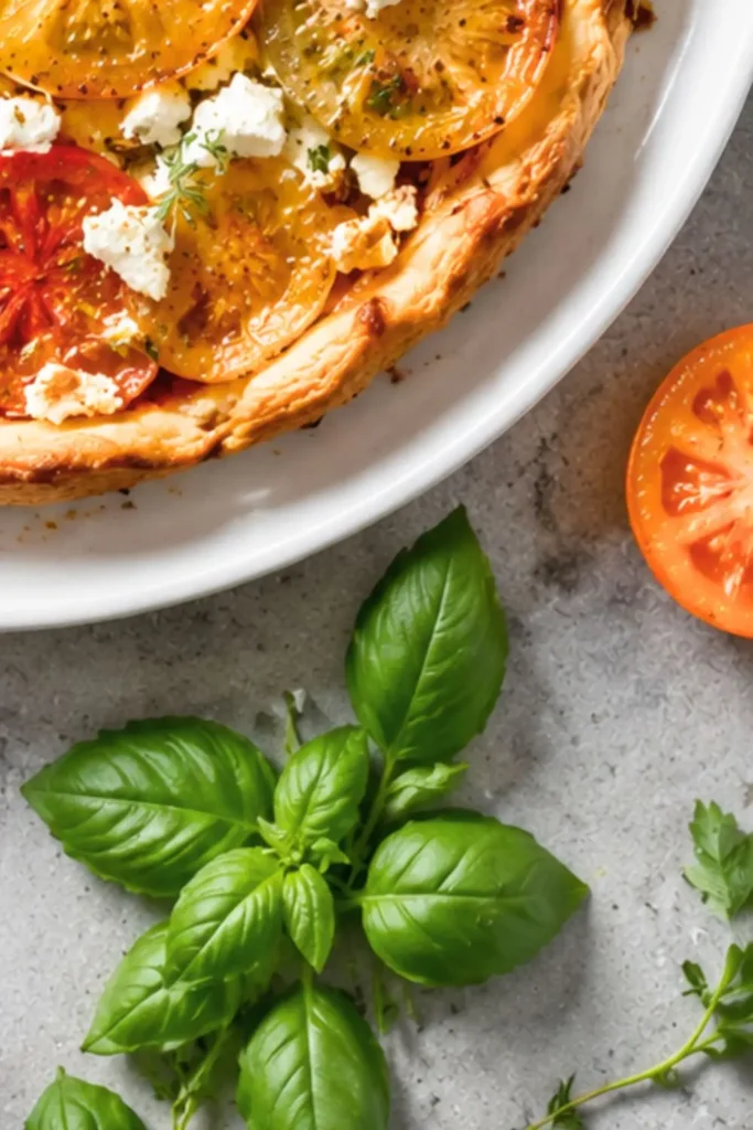 Heirloom Tomato & Herb Goat Cheese Tart