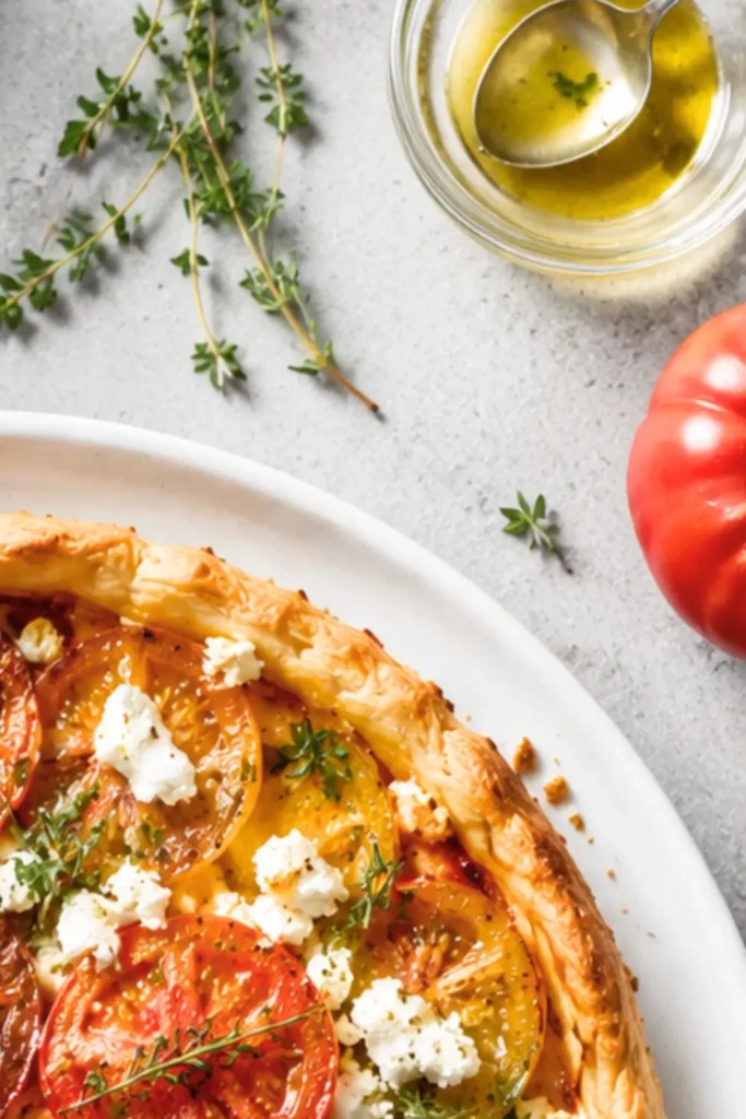 Heirloom Tomato & Herb Goat Cheese Tart