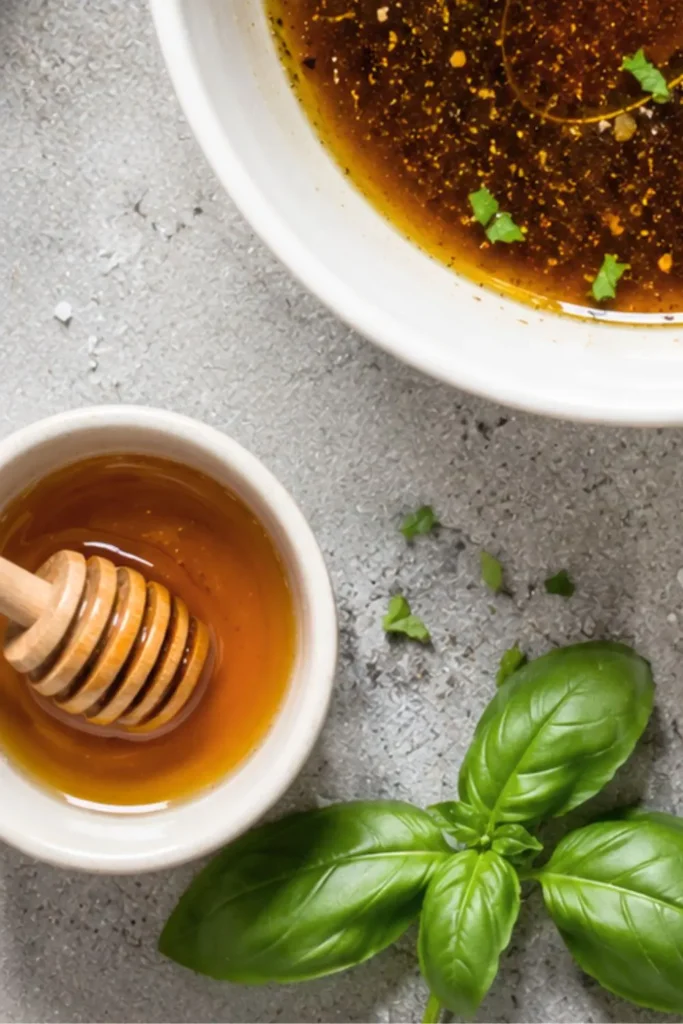 Honey Balsamic Basil Vinaigrette