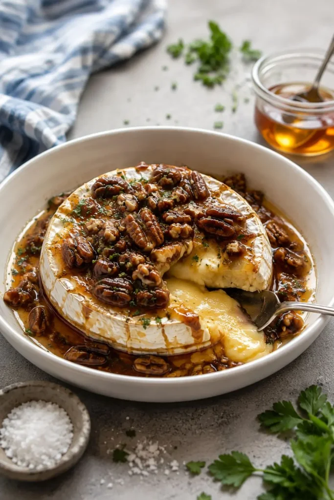 Honey Pecan Baked Brie Wheel Vegan Brie Cheese Recipe