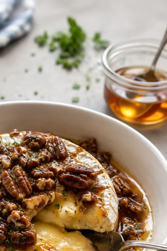 Honey Pecan Baked Brie Wheel Vegan Brie Cheese Recipe