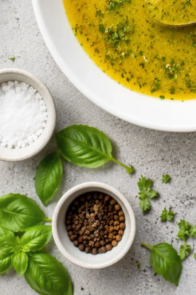 Lemon Basil Vinaigrette