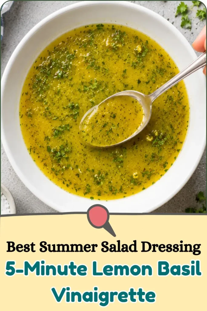 Lemon Basil Vinaigrette