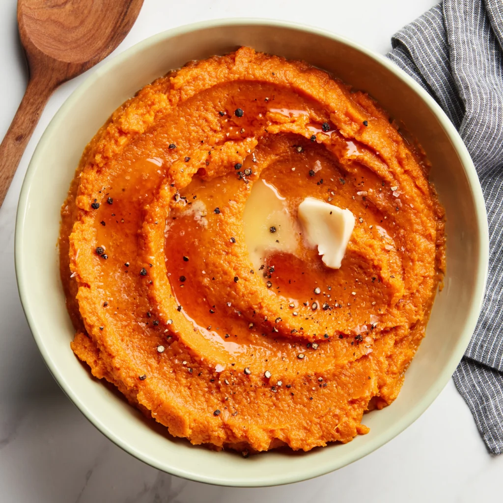 Whipped Maple Sweet Potatoes