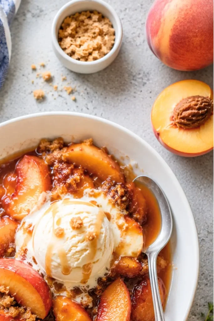 Peach & Brown Sugar Caramelized