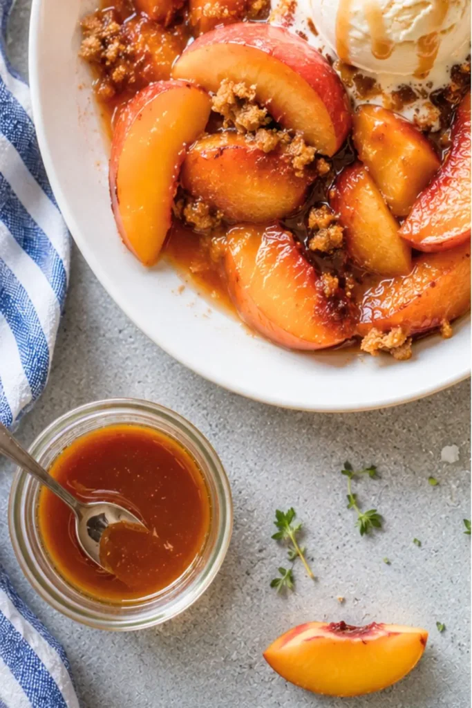 Peach & Brown Sugar Caramelized