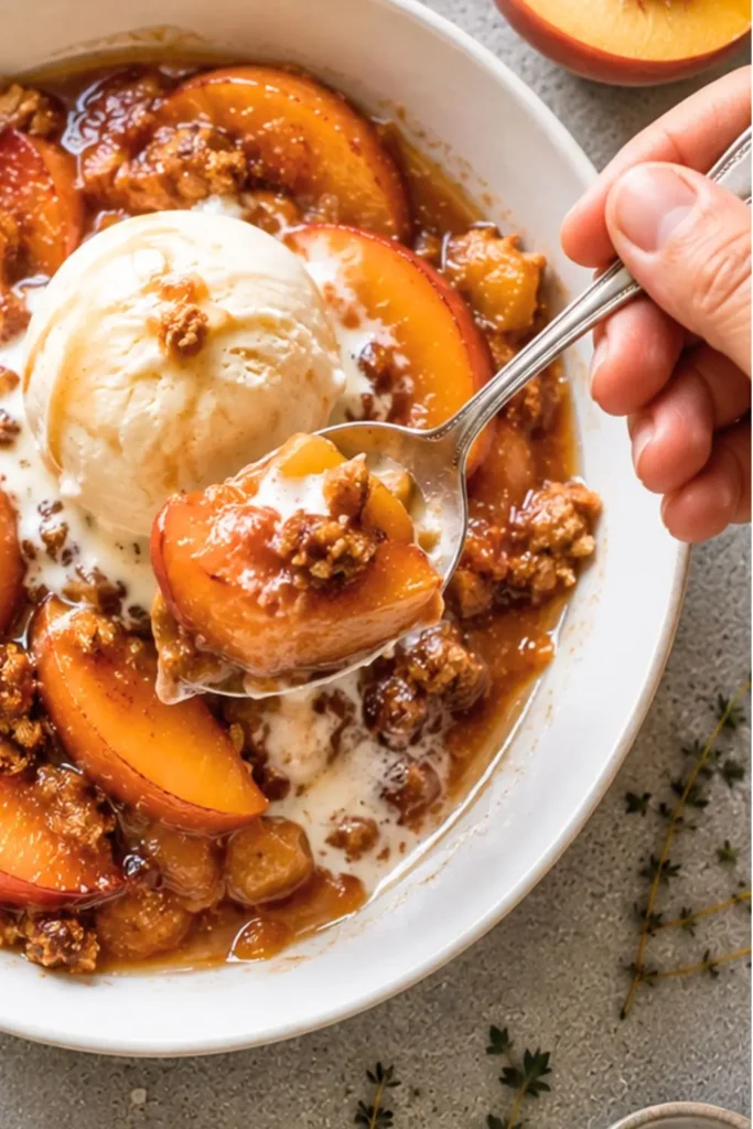 Peach & Brown Sugar Caramelized