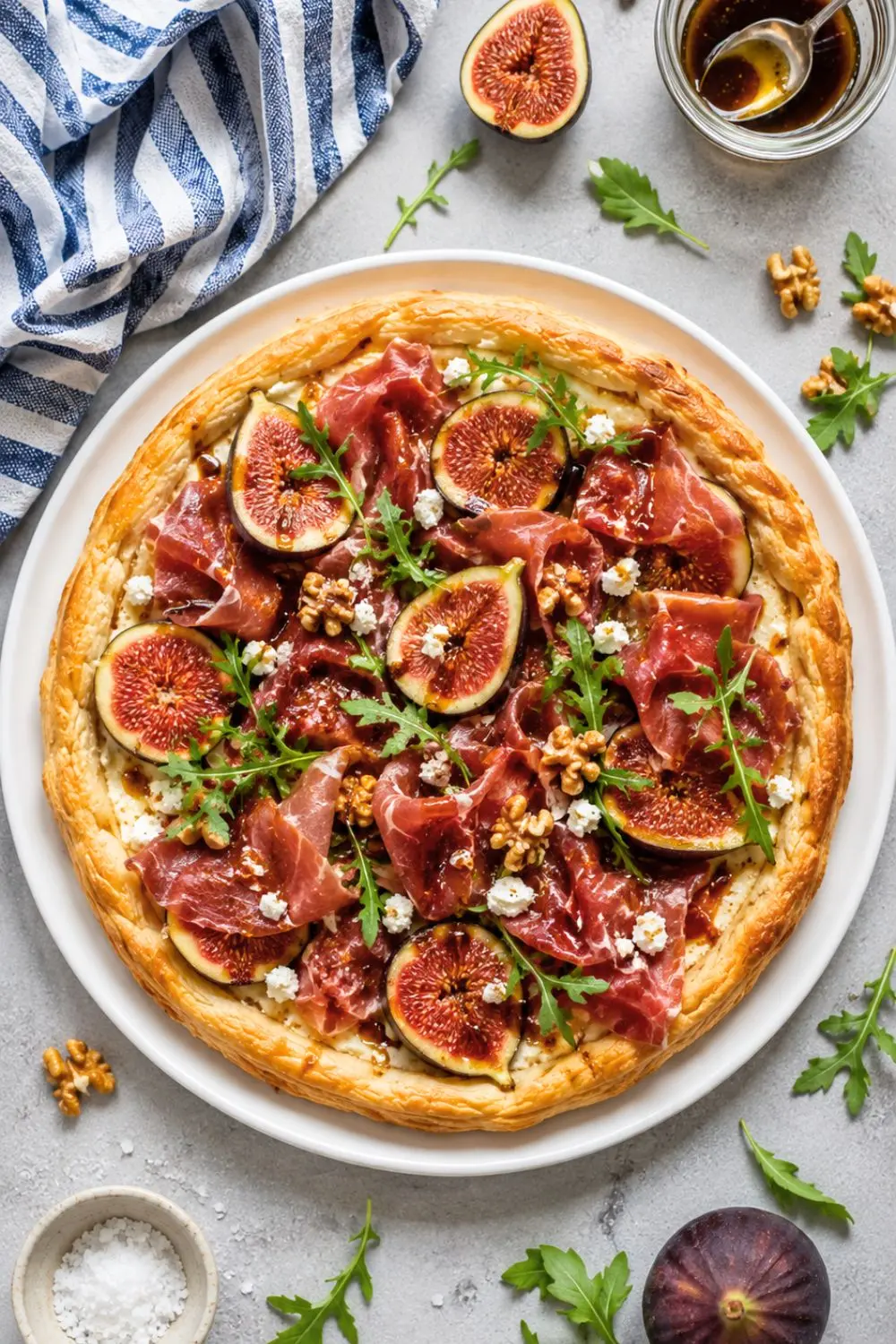 Prosciutto, Fig & Honey Balsamic Tart