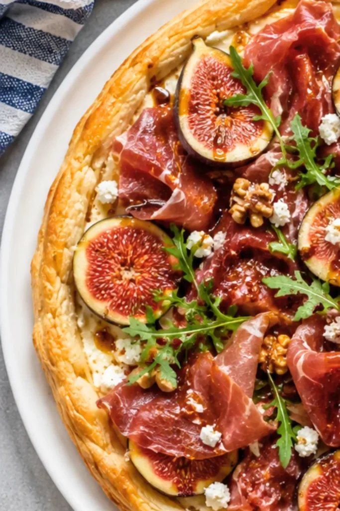 Prosciutto, Fig & Honey Balsamic Tart