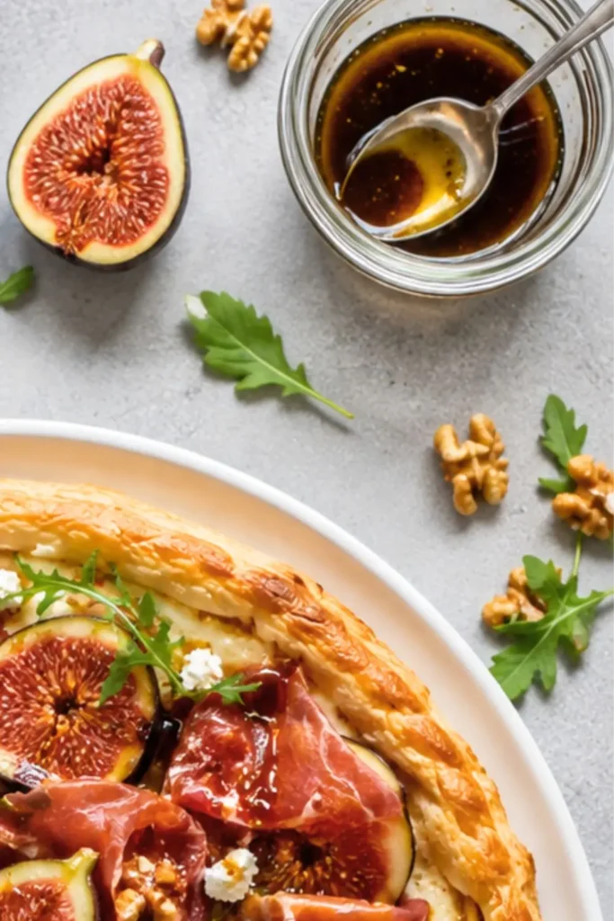 Prosciutto, Fig & Honey Balsamic Tart
