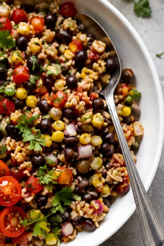 Southwest Black Bean & Rice Fiesta Bento Box
