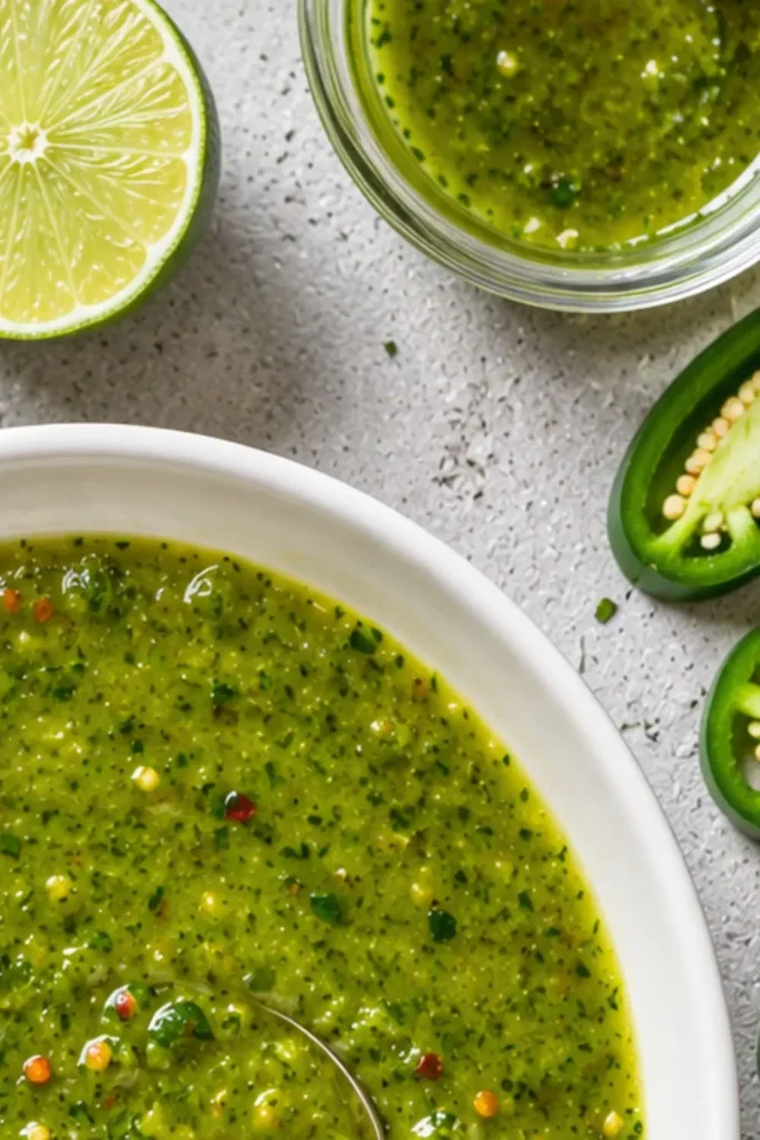 Spicy Jalapeño Lime Basil Dressing