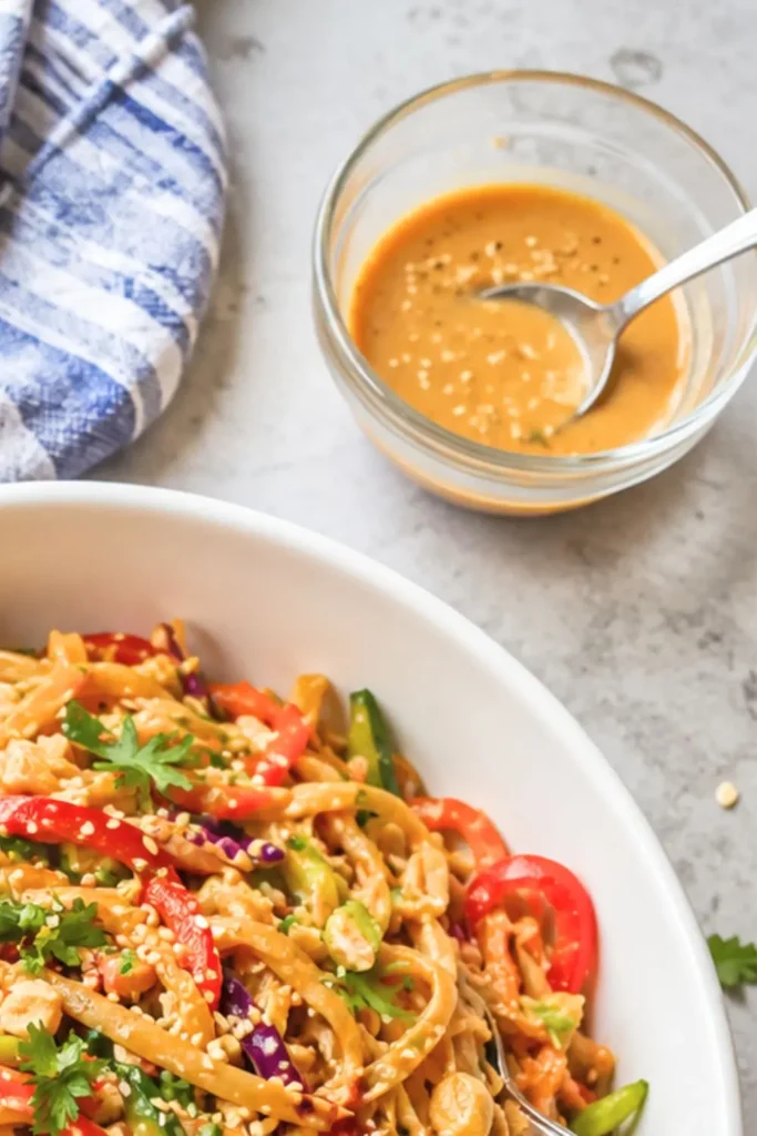 Spicy Thai Peanut Noodle Bento Box