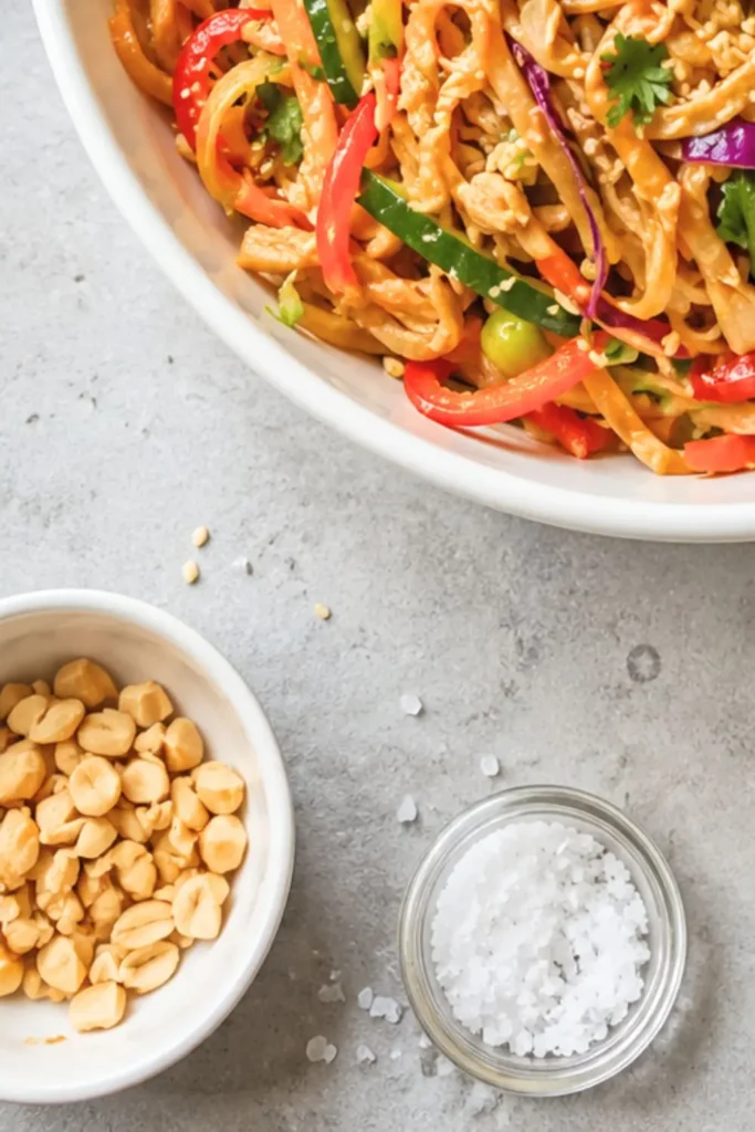 Spicy Thai Peanut Noodle Bento Box