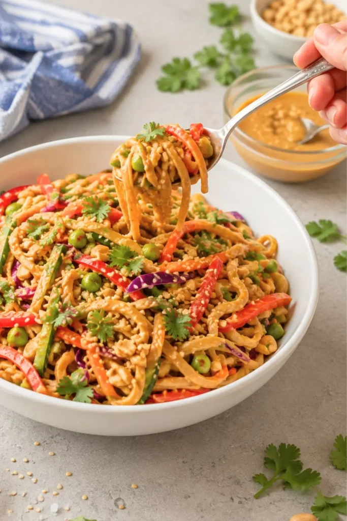 Spicy Thai Peanut Noodle Bento Box
