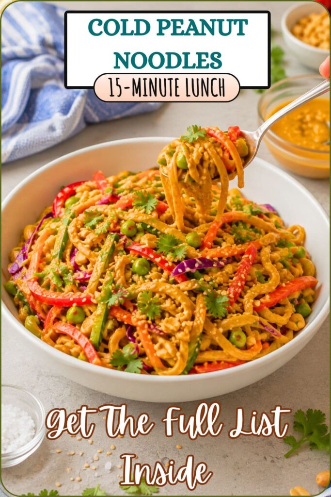Spicy Thai Peanut Noodle Bento BoxÂ