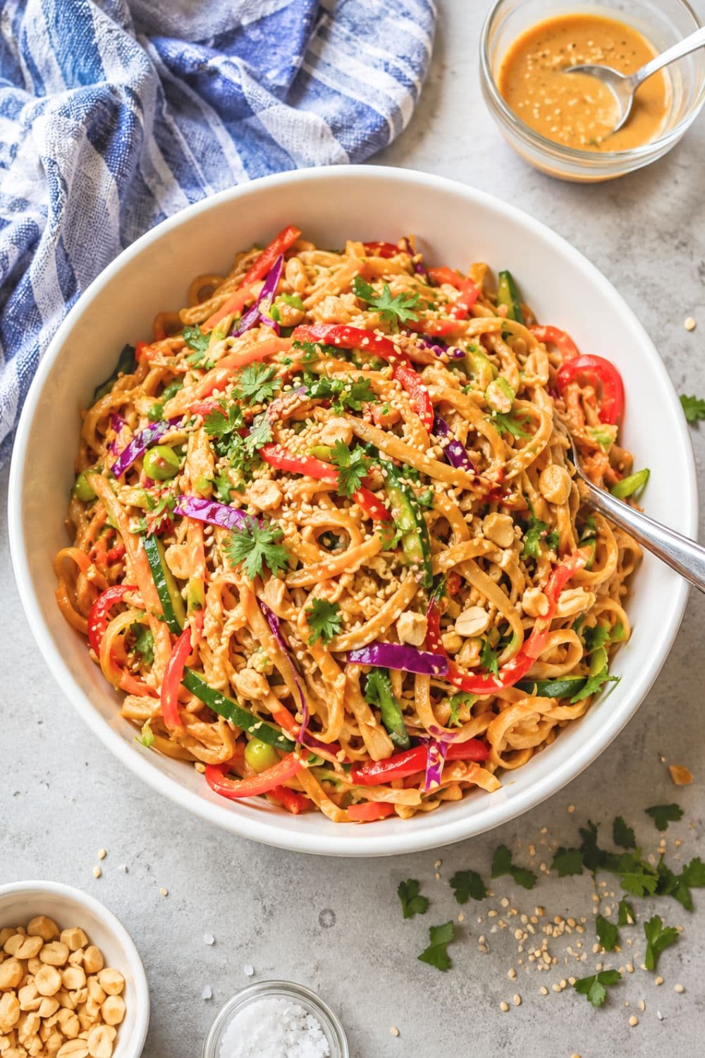 Spicy Thai Peanut Noodle Bento Box
