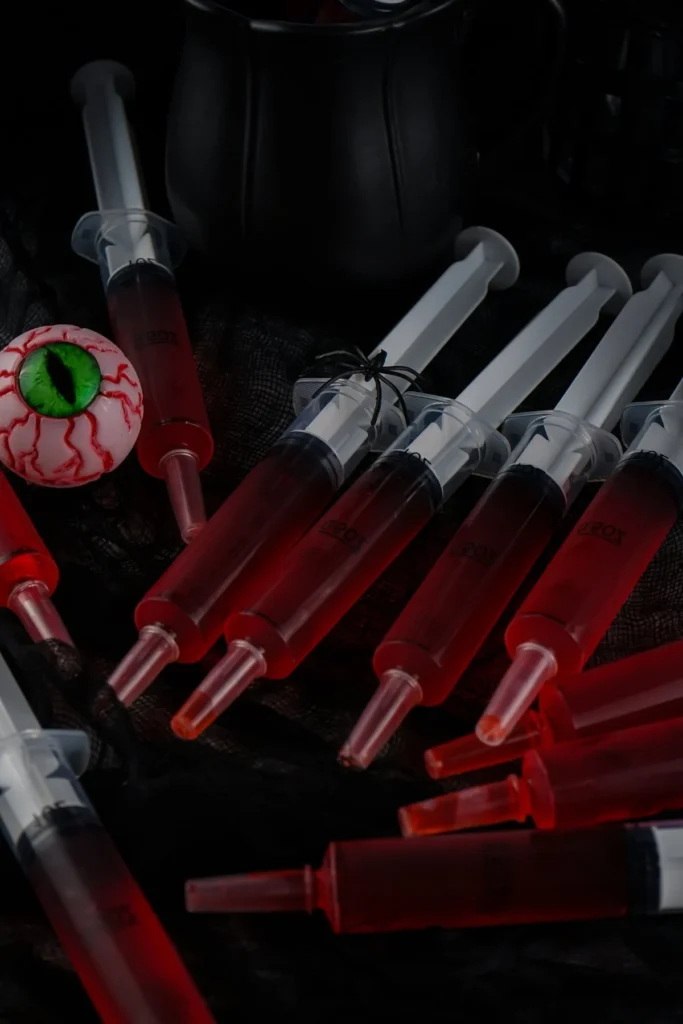 Vampire Blood Syringe Vodka Shots